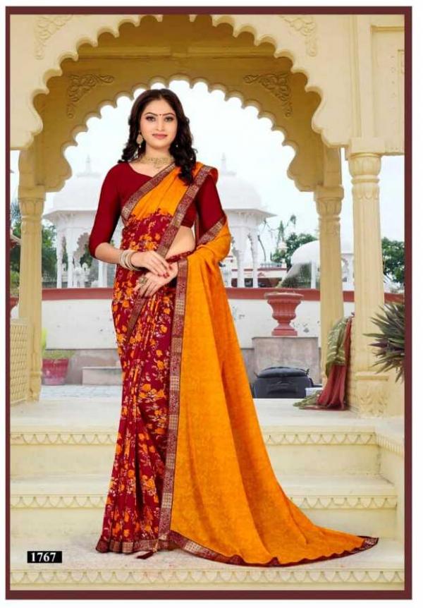 Kodas Golden Jhumke 42 Fancy Printed Saree